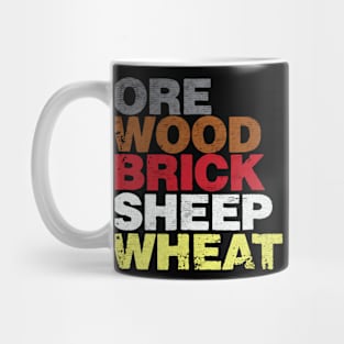 Ore Wood Brick Sheet Wheat Mug